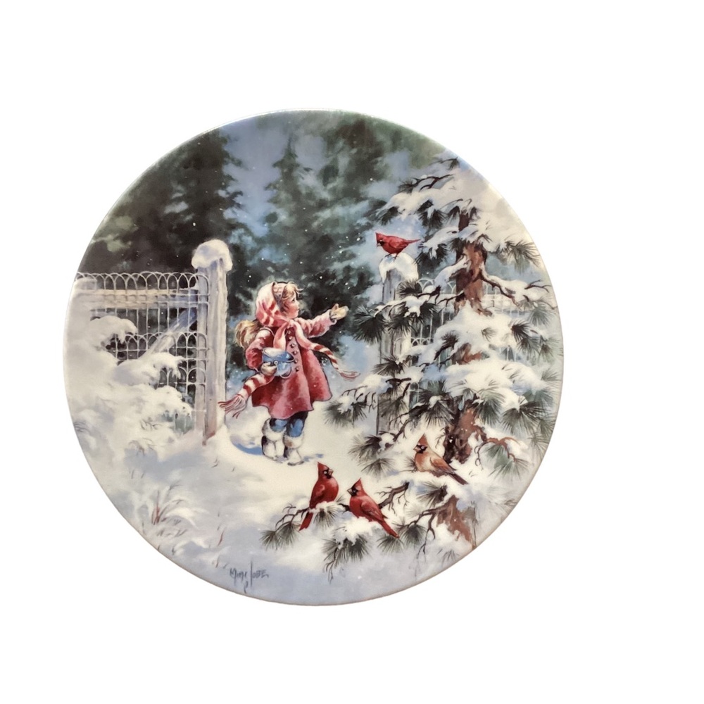 Winter Concert limited edition collectible plate